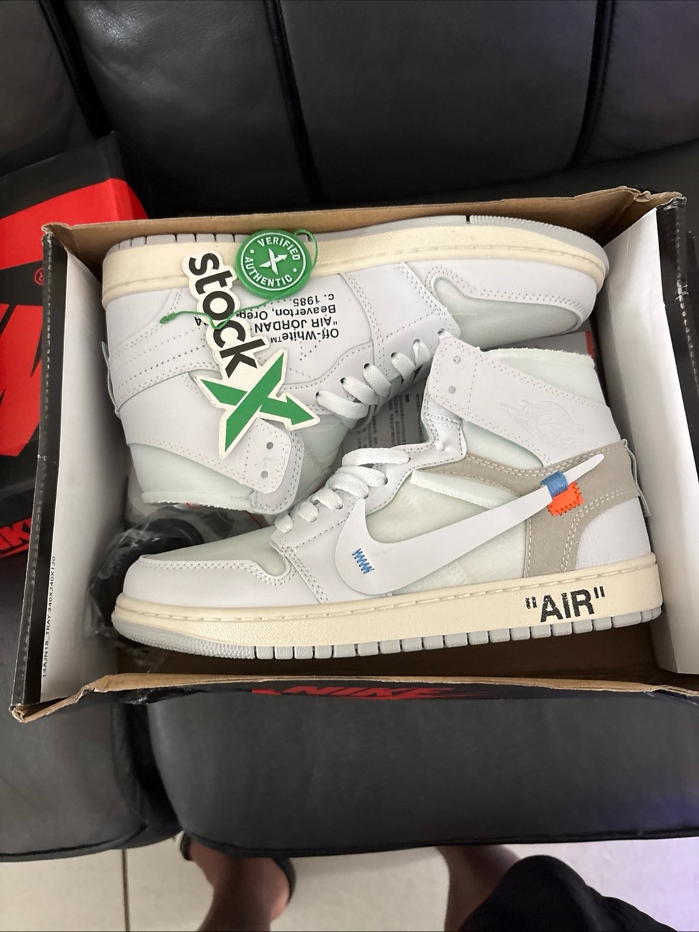 Jordan Low-Top Sneakers in White and Light Cream